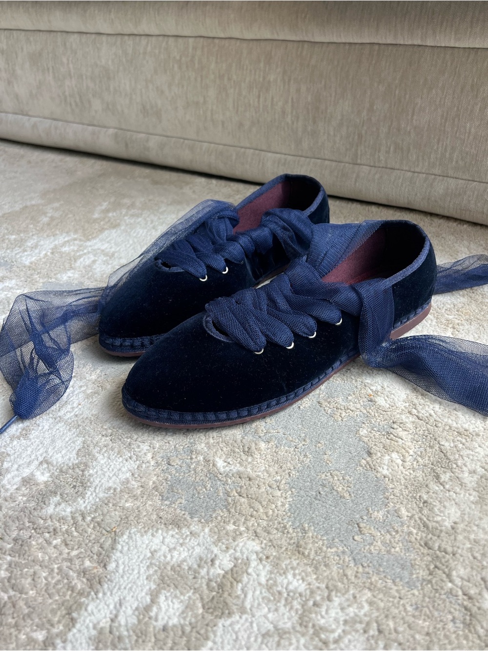FLABELUS
Ginevra Tulle Ribbon Espadrilles